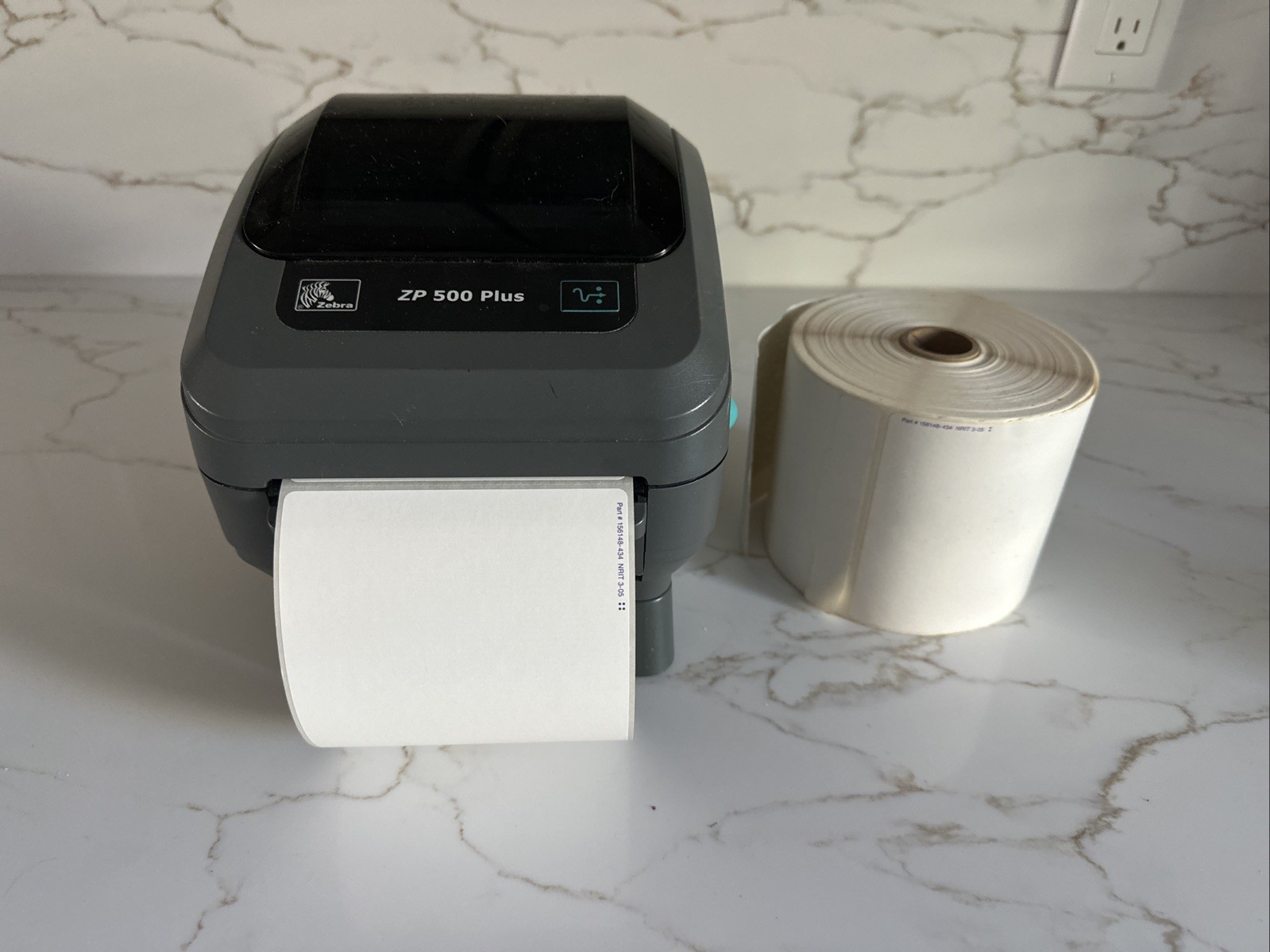 Zebra ZP 500 Plus ZP500-0103-0017 Thermal Address/Label Printer W/labels