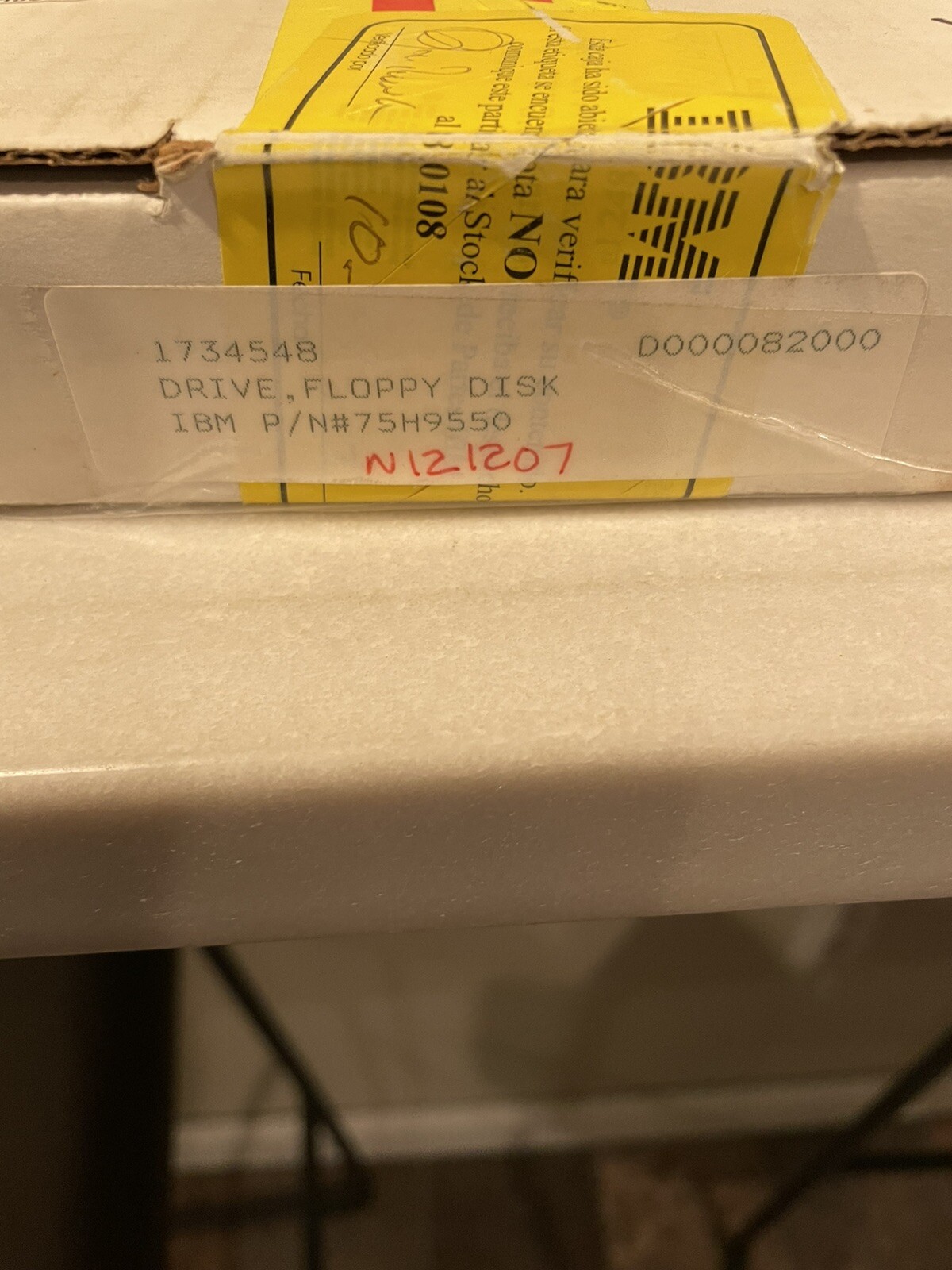 IBM 1.44MB 3.5in Bezeless 75H9549 Floopy Drive 75H9550 34Pin Floppy Drive.