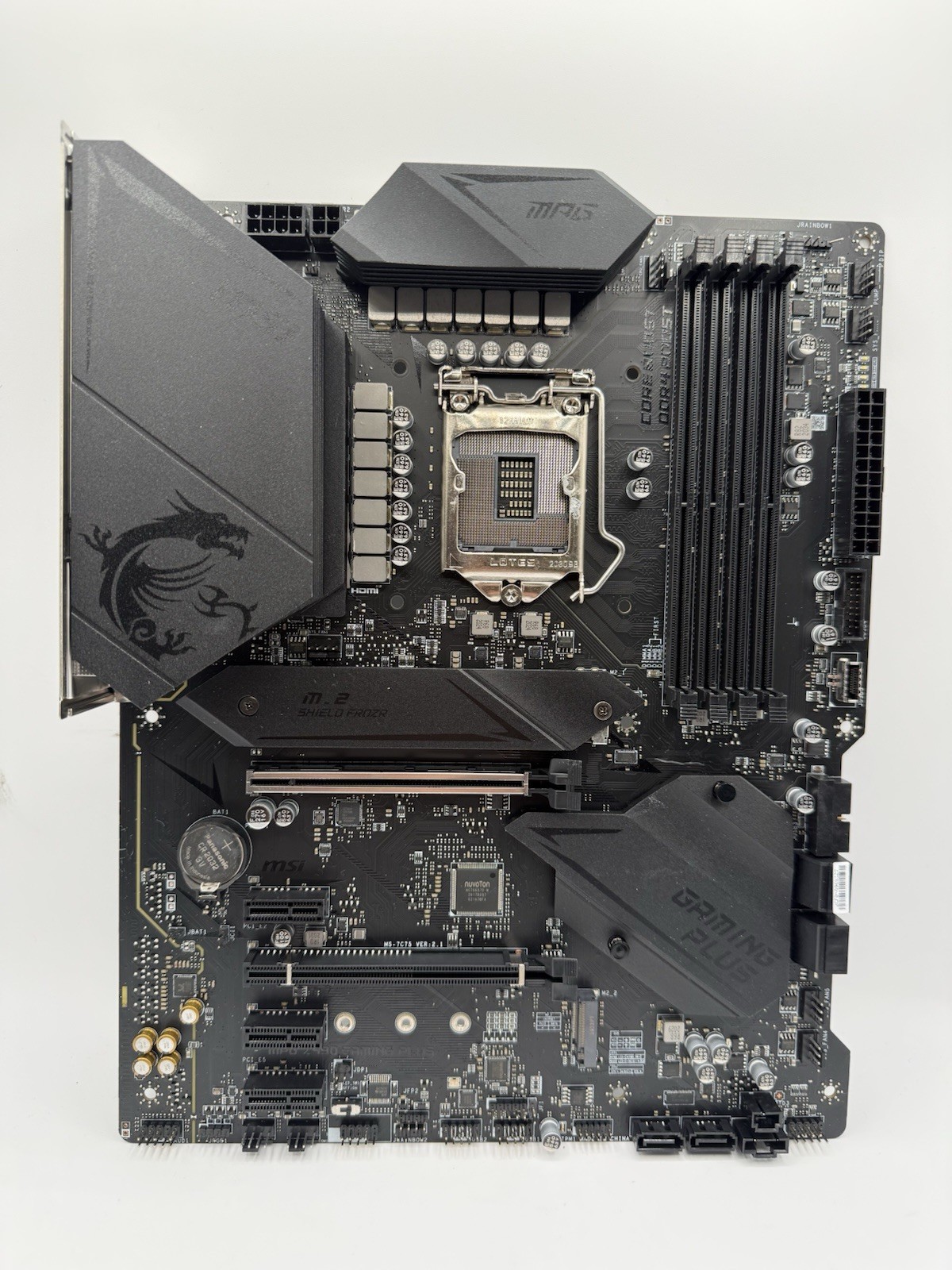 MSI MPG Z490 Gaming Plus LGA 1200, Intel Motherboard Open Box Not Tested