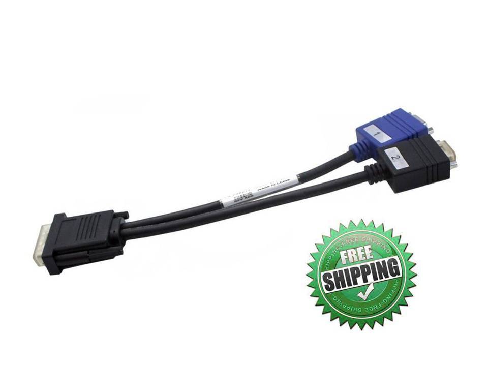 NEW Dell Vesa Plug M1-DA to Dual VGA Y Cable - 5E911 