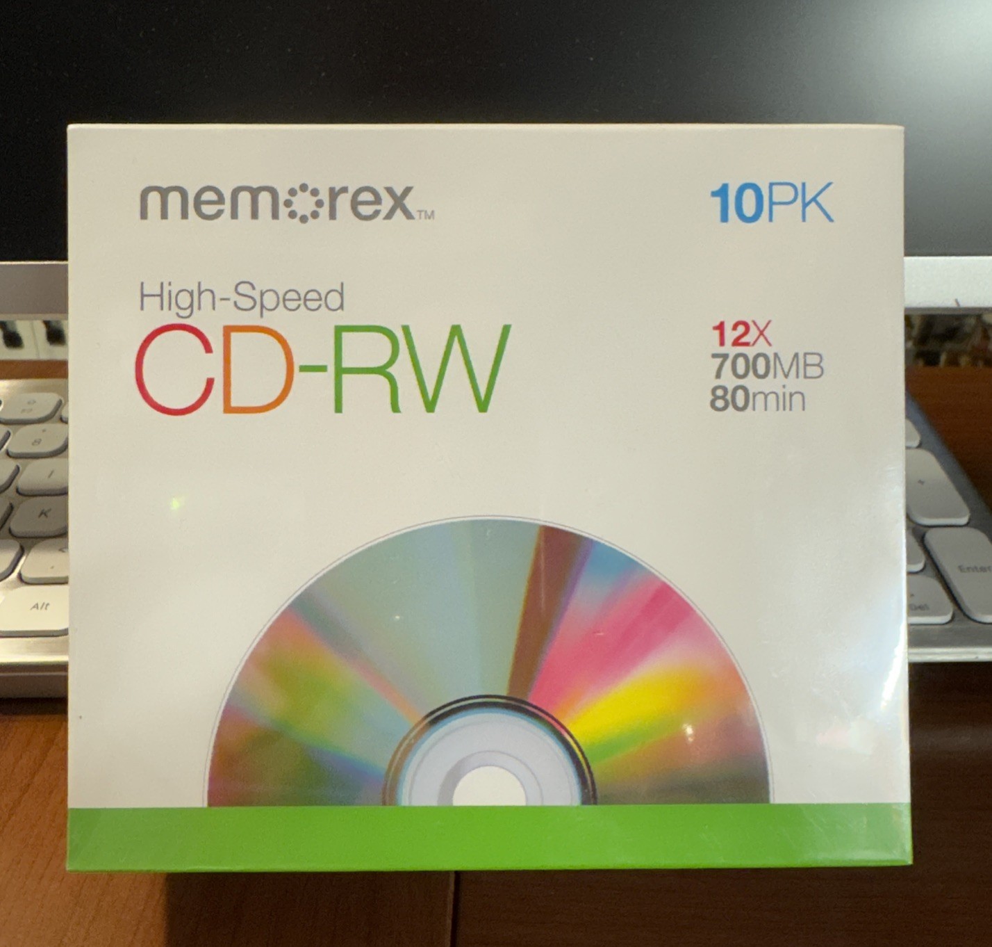 Memorex High Speed CD-RW 10pk with Jewel Cases 700 MB 80 Min- NEW/SEALED