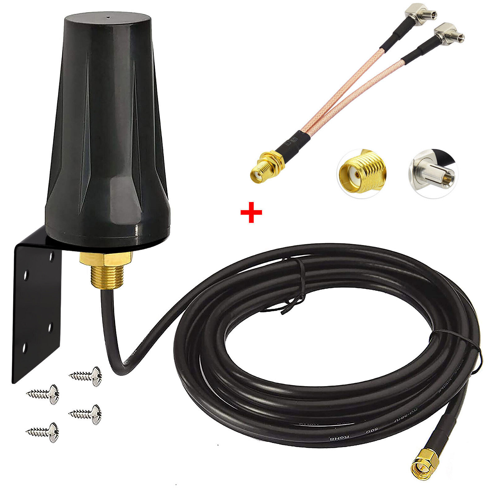 MiMO TS9 Signal Booster 4G Antenna for Netgear NIGHTHAWK M1 MR1100 mobile WiFi