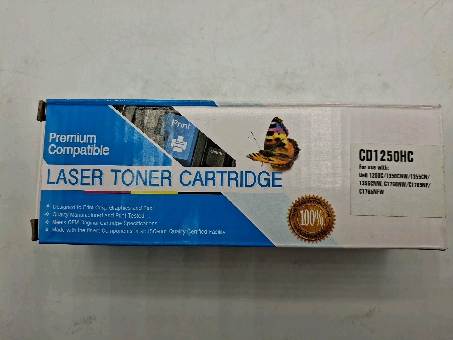 NEW sealed in box Laser Toner Cartridge CD1250HC  Blue