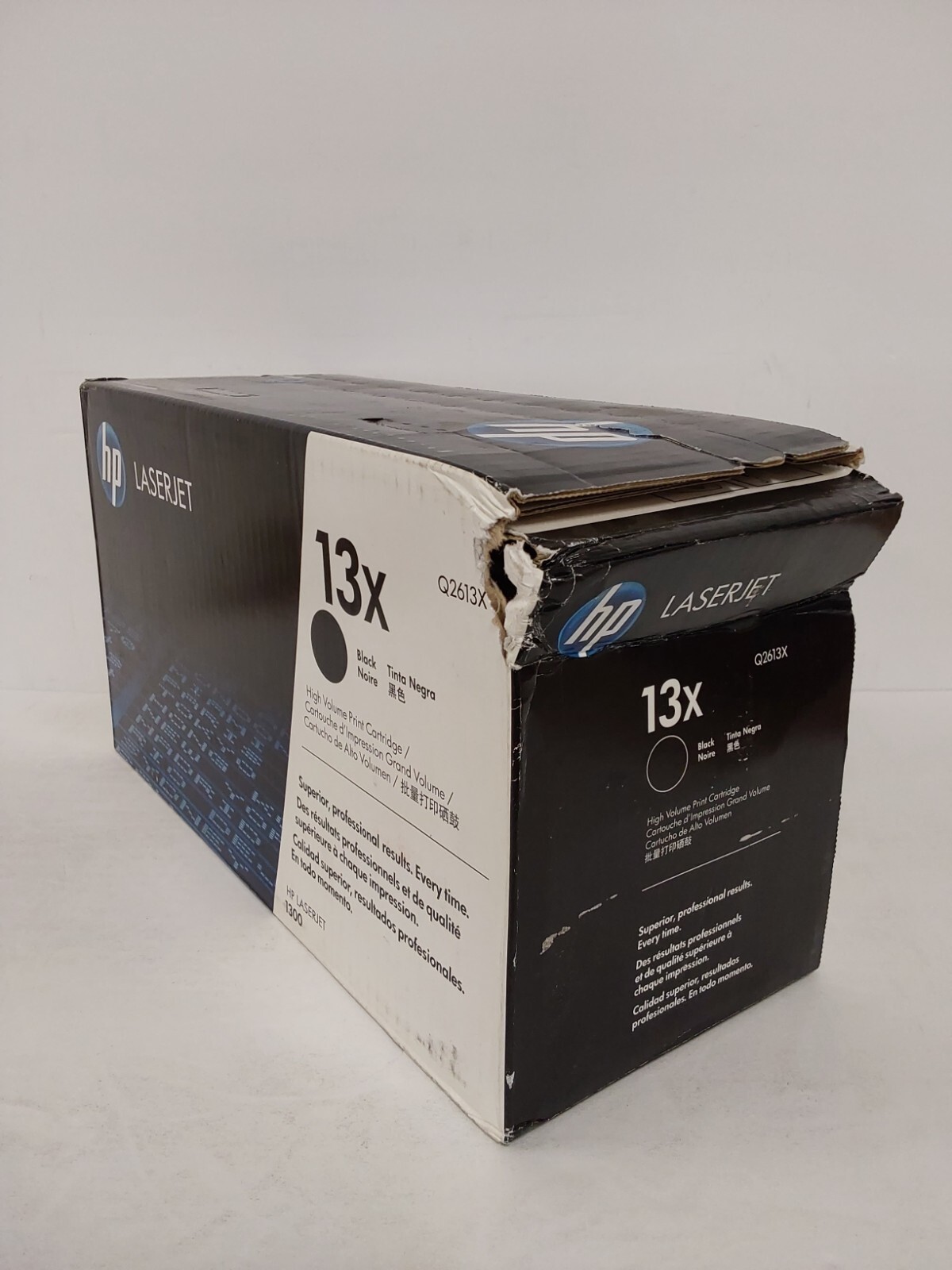 HP 13X Black High-Yield Toner Cartridge LaserJet 1300 (Q2613X) Damaged Box