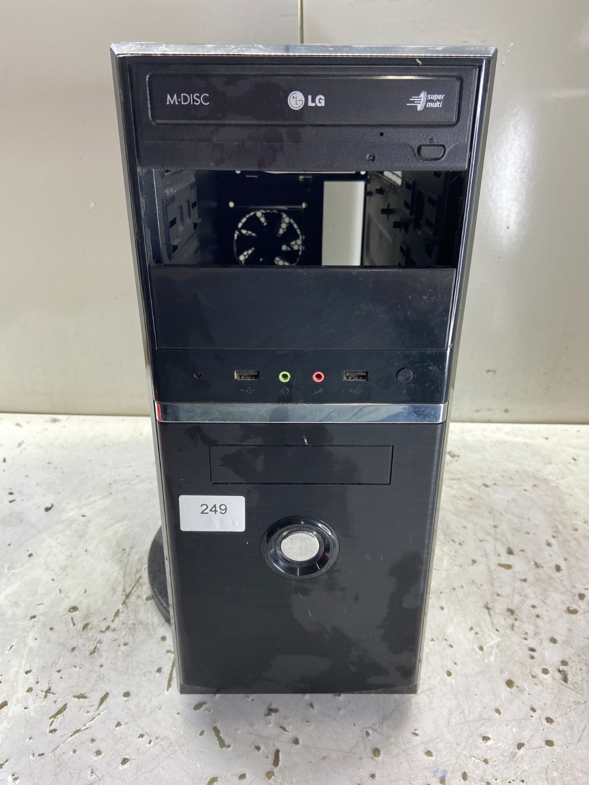 Vintage Retro Black Sleeper Build 2000s ATX Case