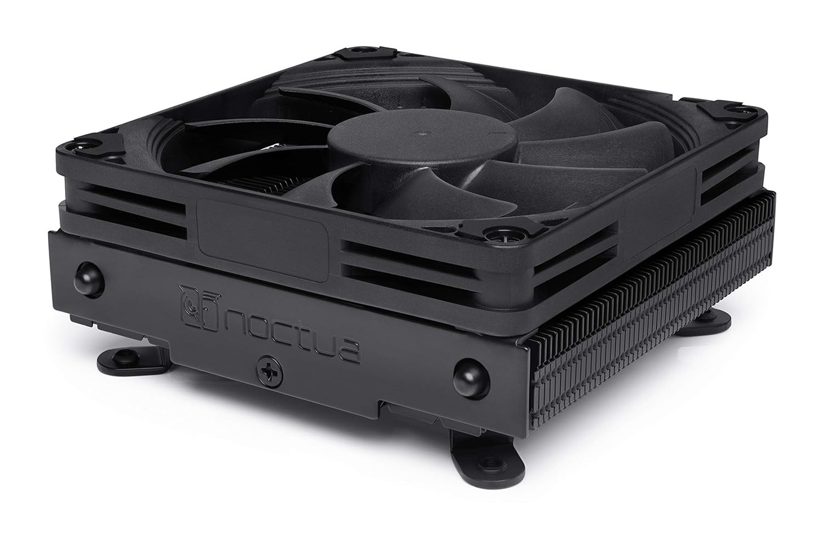 CPU Cooler Low Profile Quiet 37mm Height Chromax Black for LGA1700 LGA1851 ITX