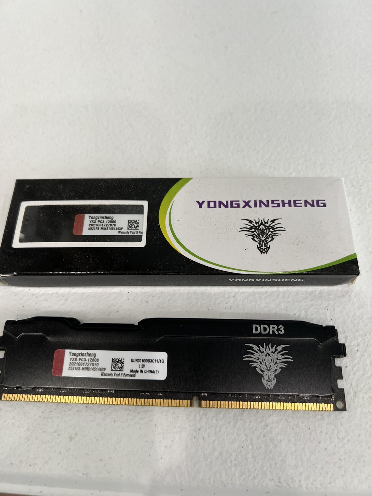 2 Pieces Yongxinsheng 8GB ddr3/ddr3l 2R×8  SODIMM 204-pin 1600MHz PC3-12800