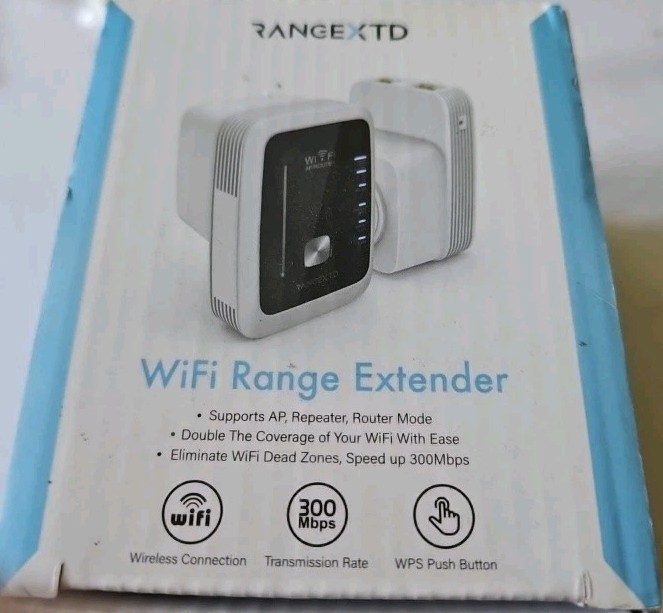 Range XTD WiFi Range Extender 300 Mbps Access Point Router Repeater  New In Box