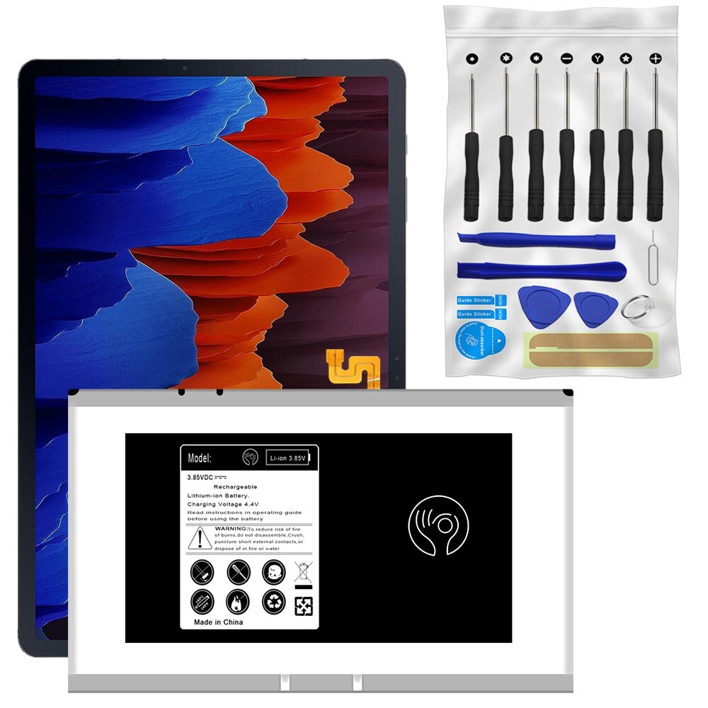 10200mAh Superior Quality Battery Tool fits Samsung Galaxy Tab S7+ 12.4" SM-T970