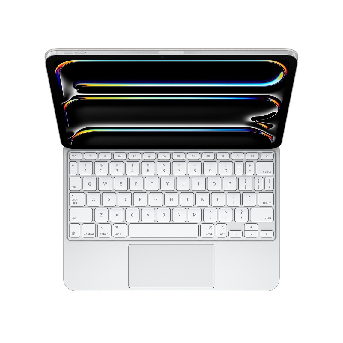 Apple iPad 11 inch Magic Keyboard Dock White Built-In Touchpad English QWERTY