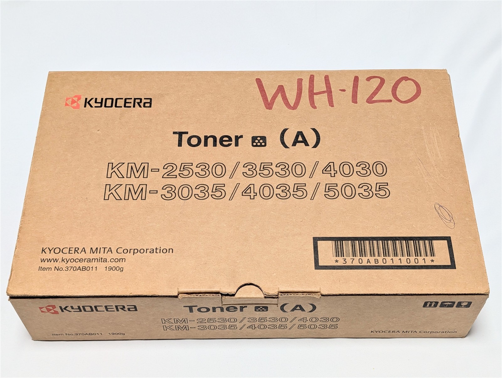 Kyocera Mita 370AB011 Black Toner KM-3035 KM-4035 KM-5035 KM-2530 3530 OEM New