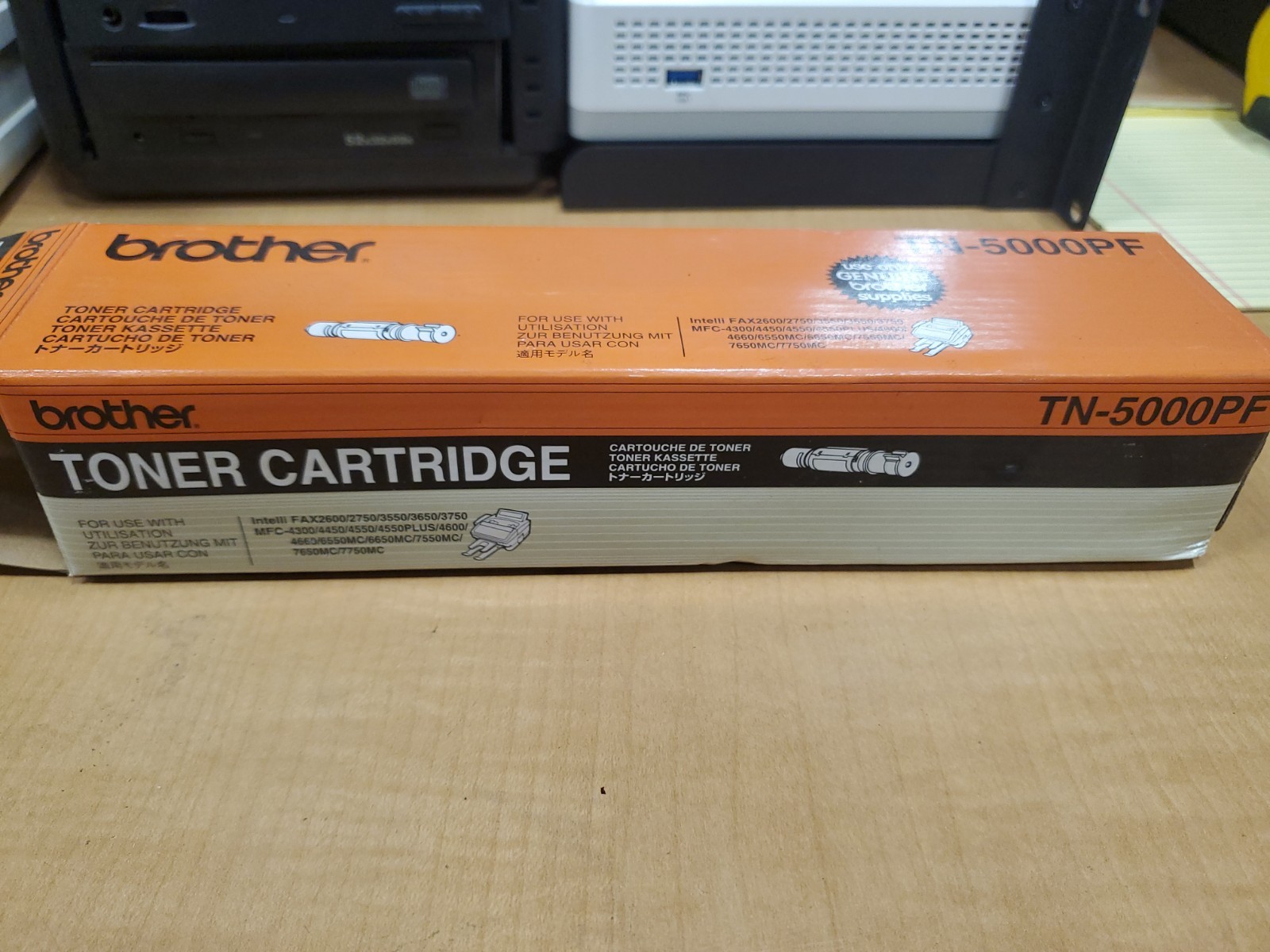 Brother TN-5000PF Black Toner Cartridge New Old Stock Sealed Box