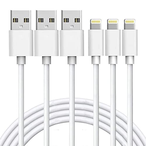 iPhone Lightning Charging Cable [2M 3-Piece Set Official MFi Certified] Genuine