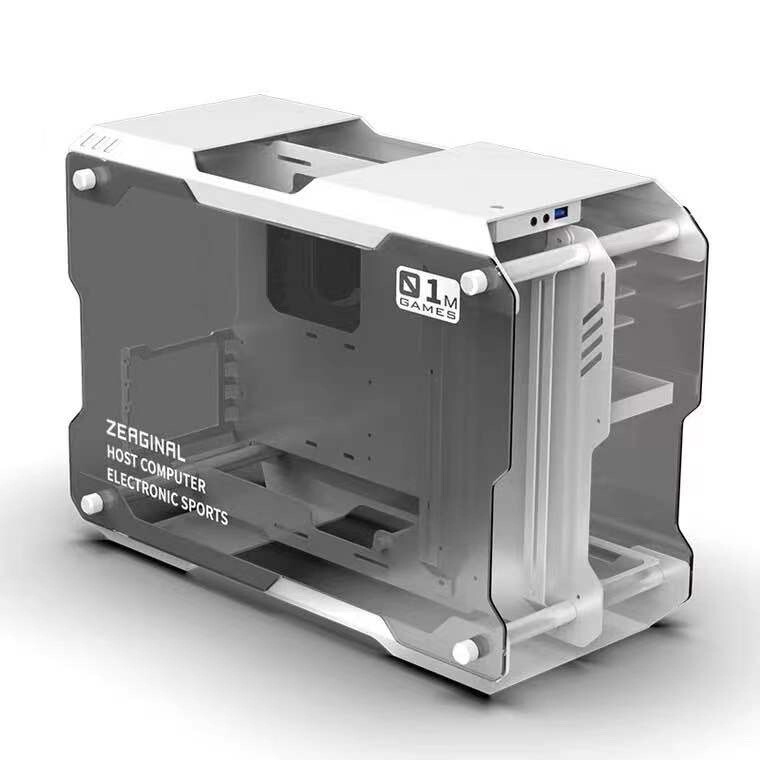 Zeagnal Aluminum Alloy Frame Tempered Glass Mini Case ZC-01M