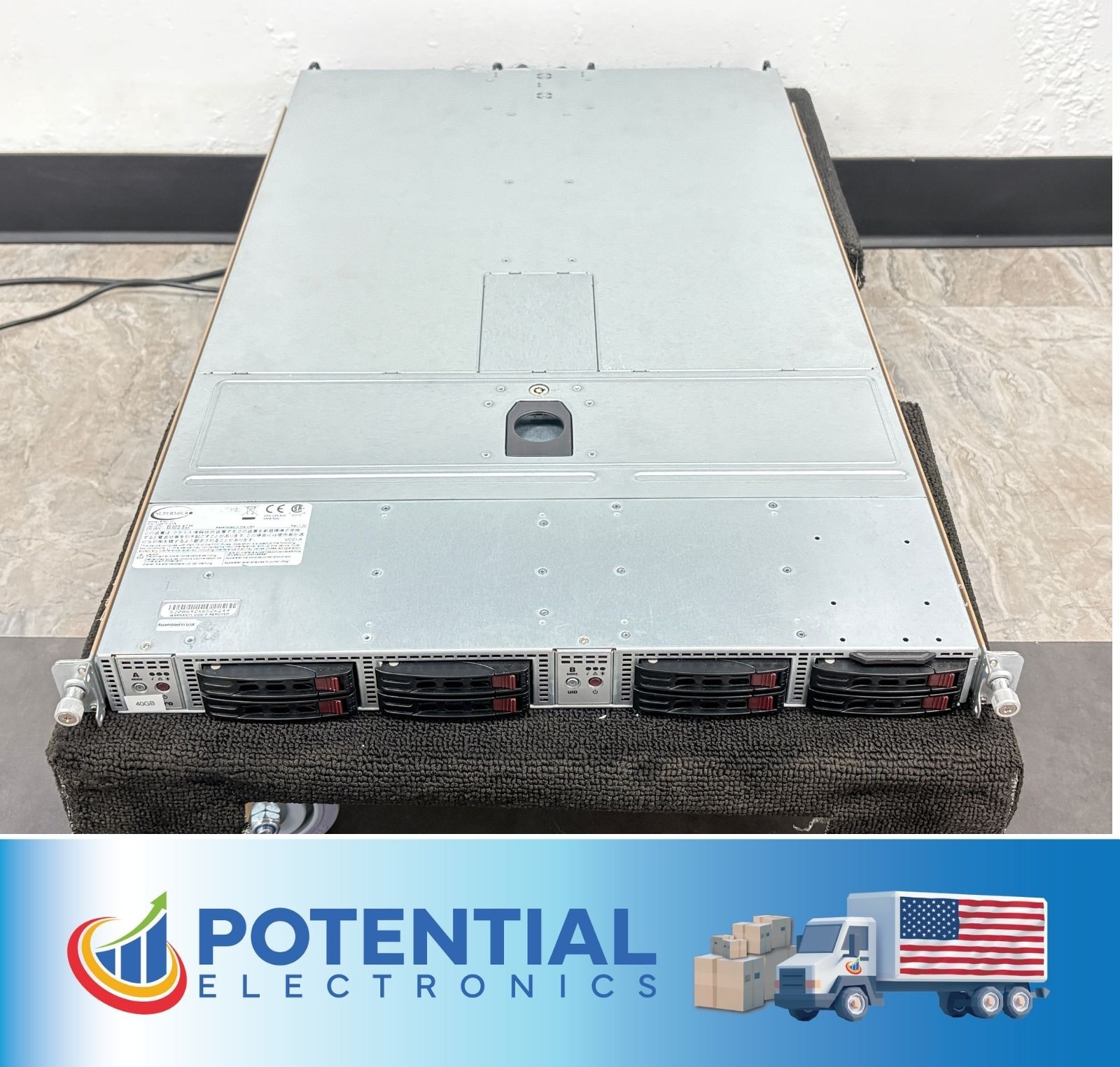 Supermicro SYS-1028TP-DTR 1U 2Node TwinPro Barebone Server Chassis - 2x X10DRT-P