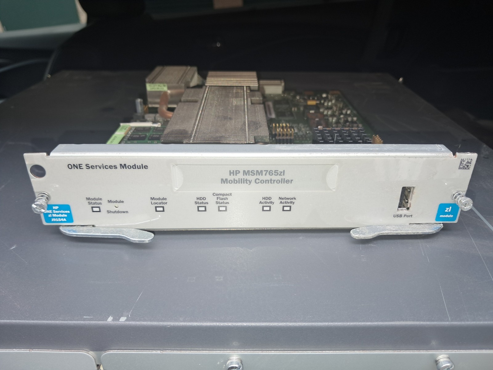 HP J9154A ProCurve MSM765zl Mobility Controller W/Heatsink, RAM, Hard Drive