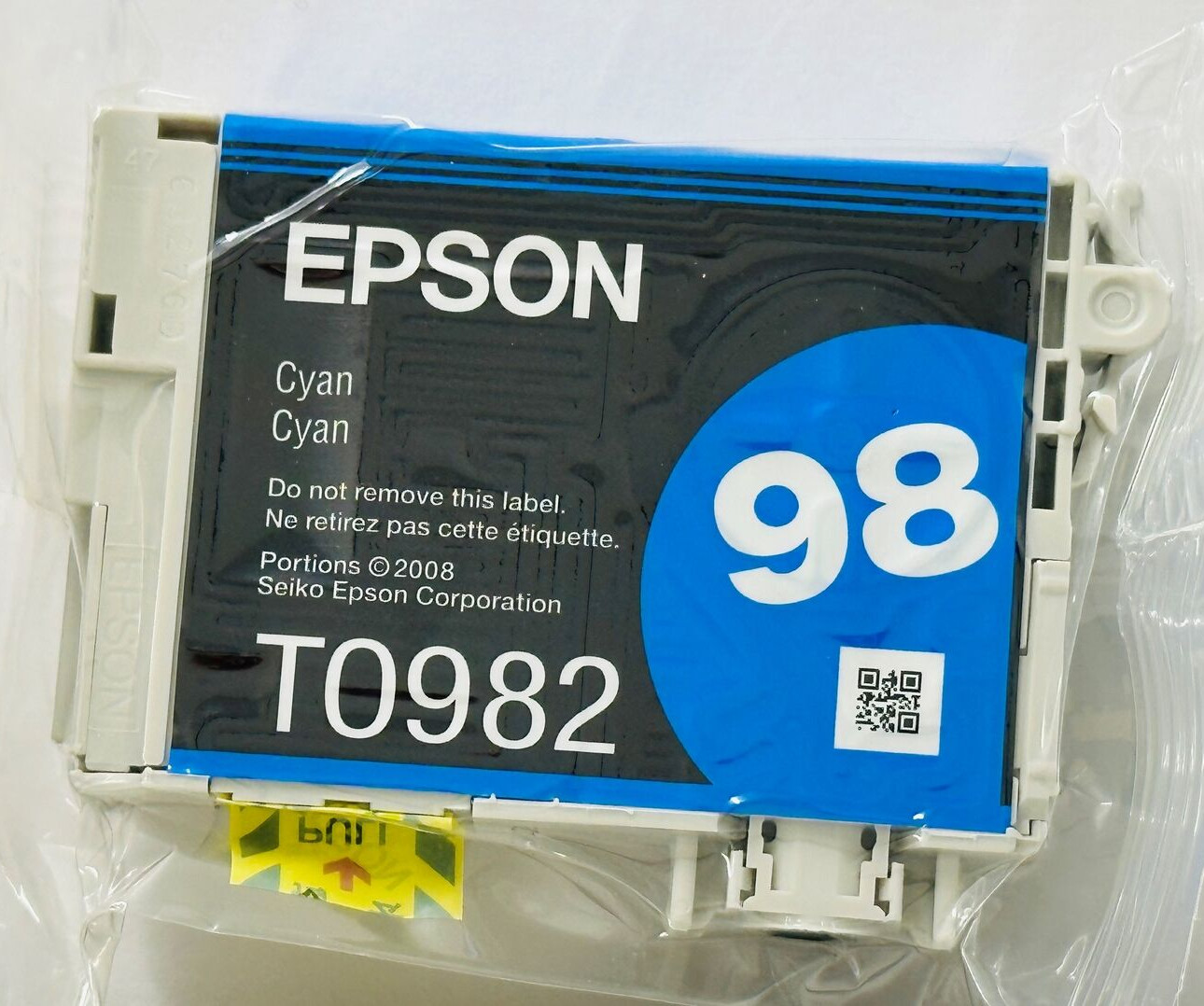 New Genuine Epson 98 Cyan Inkjet Cartridge Artisan 700, 710, 725