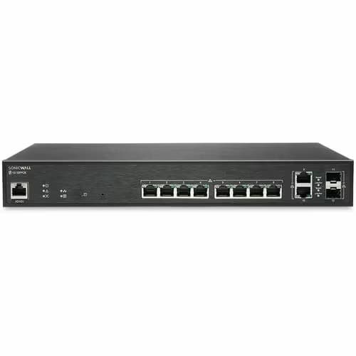 SonicWall 02-SSC-8371 SWS12-10FPOE 10-Port Managed Gigabit PoE+ Switch