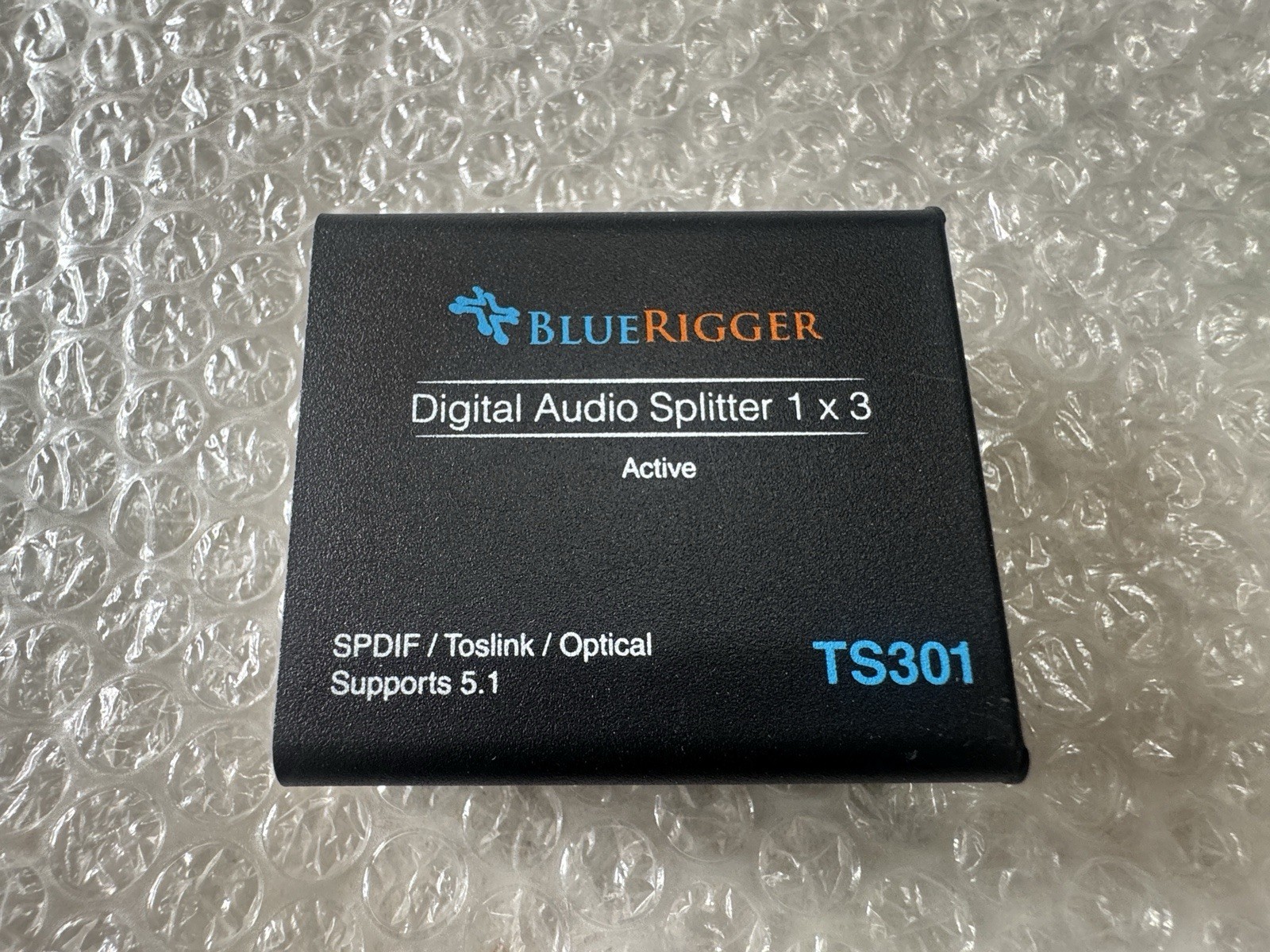 Digital Optical Audio Splitter 1x3 (Active Toslink Splitter 1 in 3 Out, SPDIF..