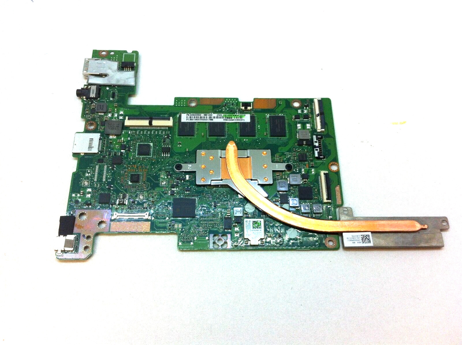 ASUS CX1400CN CX1400CNA Chrome Motherboard w/ Heatsink 60NX03K0-MB1000 N3350 171