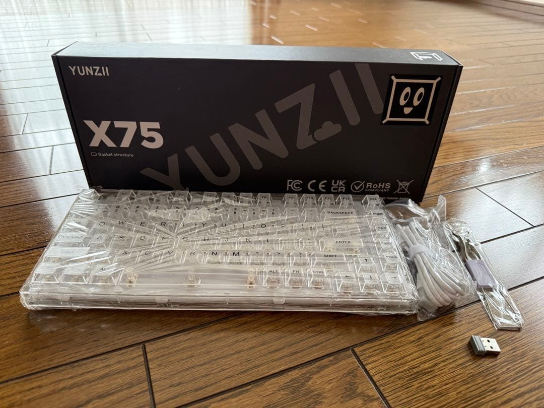 Yunzii X75 Pro Kailh Jellyfish Switch Mechanical Keyboard
