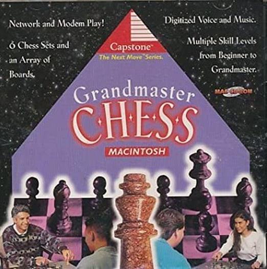 GrandMaster Chess MAC CD classic championship tournaments skill king board game