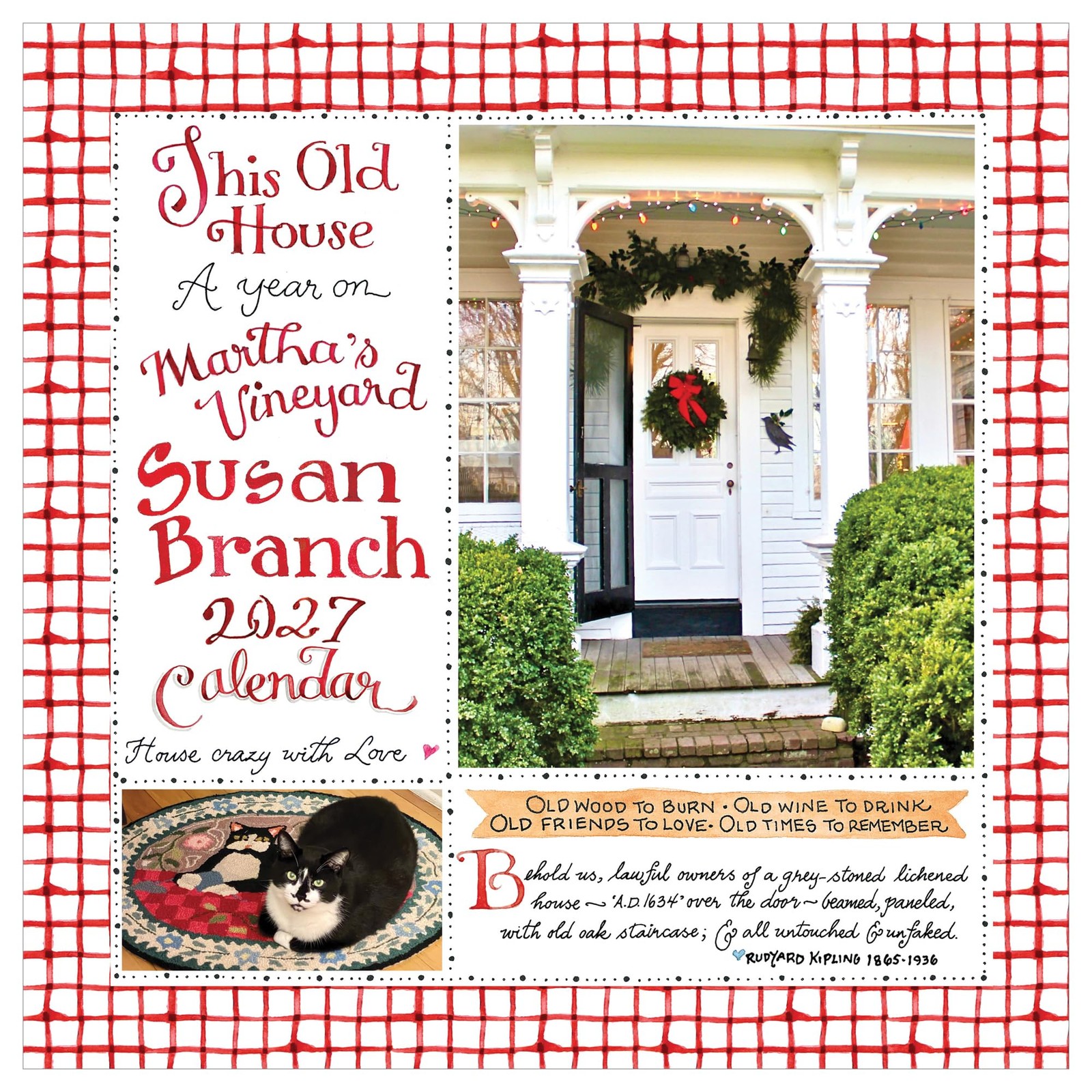 Wall Calendar 2027 Susan Branch 12 x Inches TF Publishing
