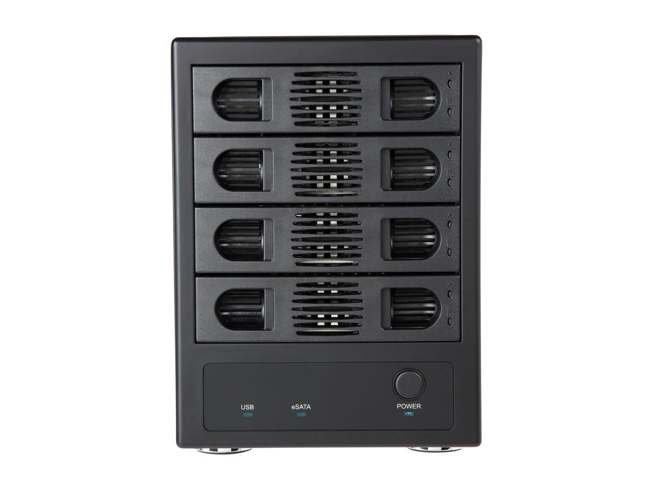 SYBA SY-ENC50104 4 Bay 3.5" SATA III HDD NON-RAID Enclosure -Supports USB 3.0 &