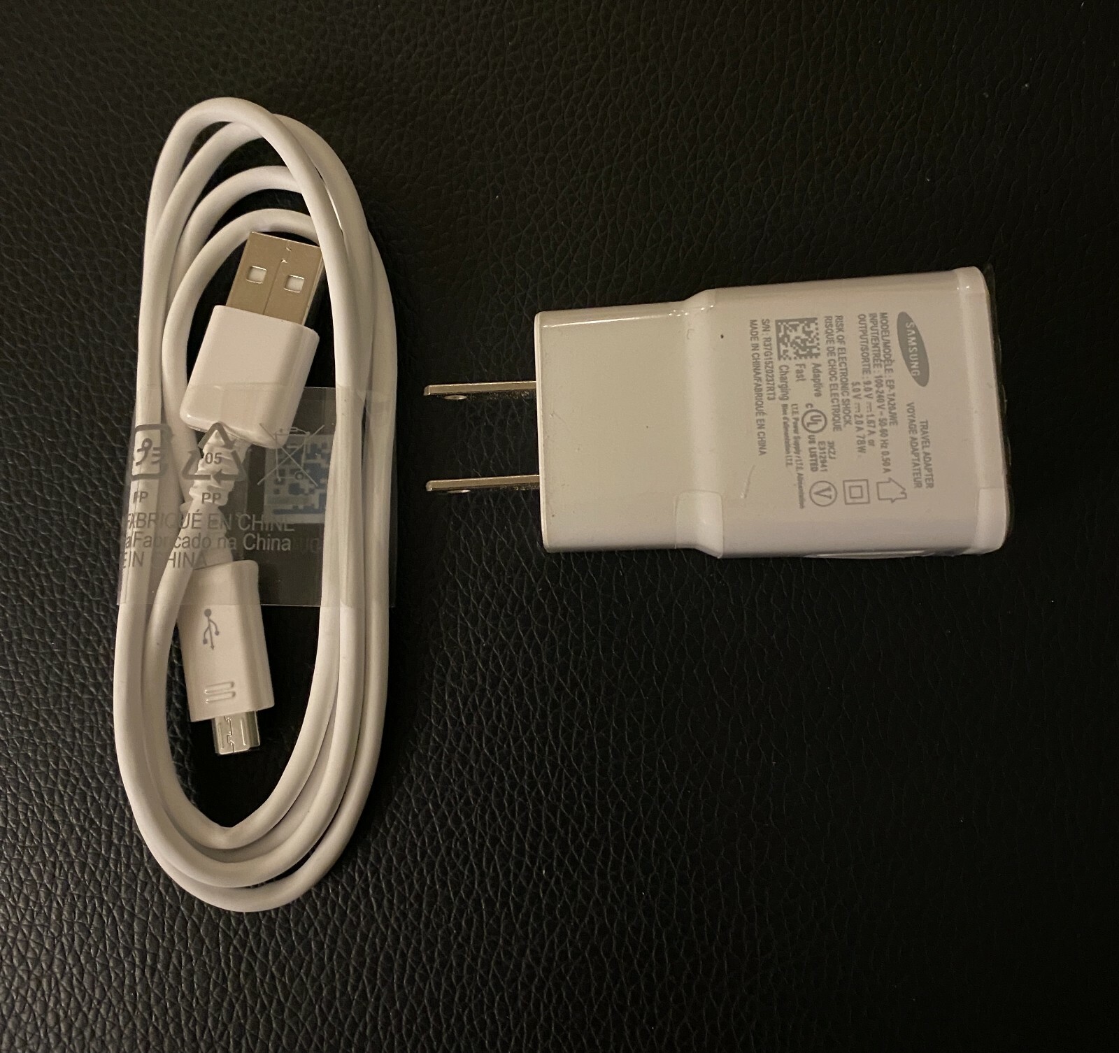 Samsung Original USB Charger with Cable (Pack of 2 Sets)