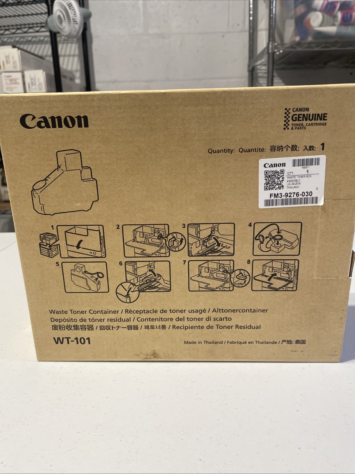 Genuine Canon WT-101 FM39276030) Waste Toner - NEW