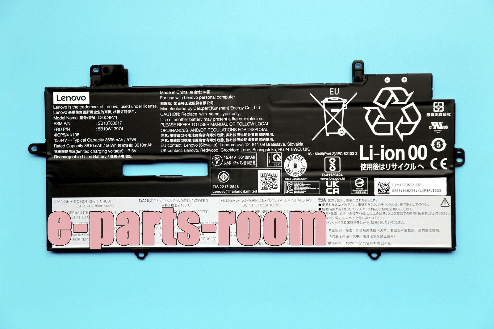 Genuine L20C4P71 L20D4P71 L20M4P71 Battery for Lenovo ThinkPad X1 Carbon Gen 9