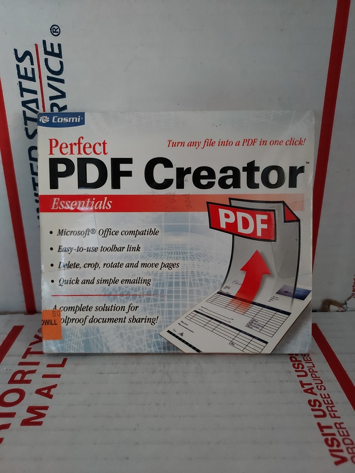 Cosmi Perfect PDF Creator -2008 Good Used No Key Codes -#162h