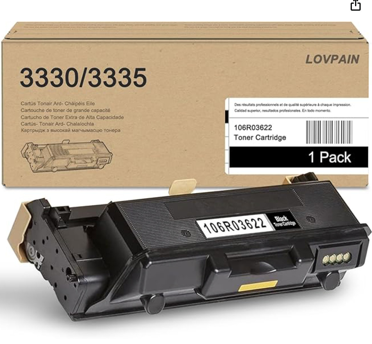 Phaser 3330/WorkCentre 3345/3335 High Capacity Toner Cartridge (Black) - Compati