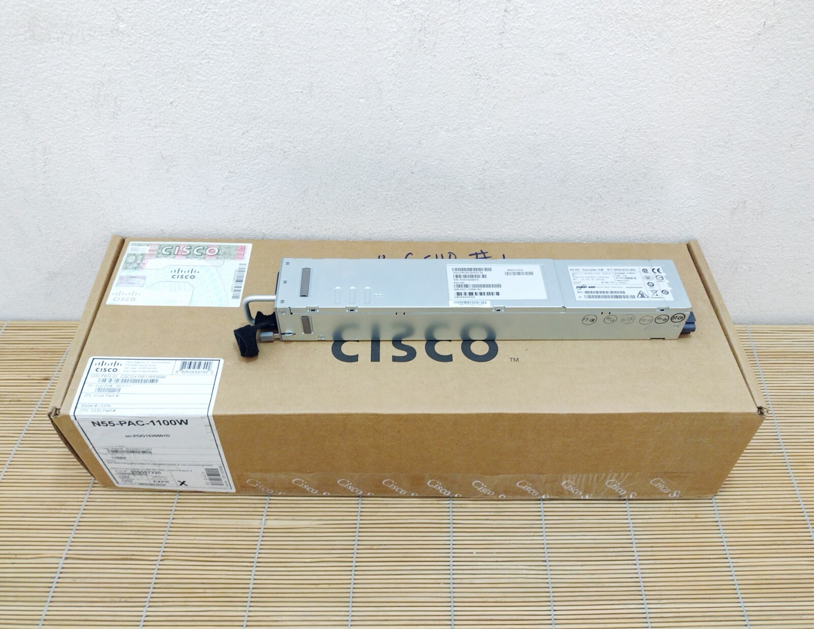 New Cisco Nexus N55-PAC-1100W PSU PWR A/C Power Supply Module 1100W New in Box