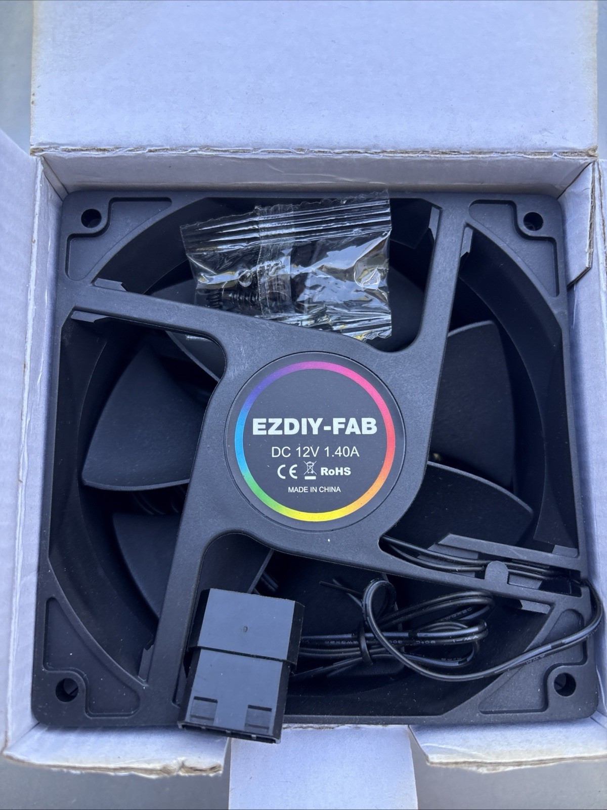 EZDIY-FAB 12cm 120mm 200CFM 4000RPM CPU Cooling Fan 12V DC 4-Pin Molex PC