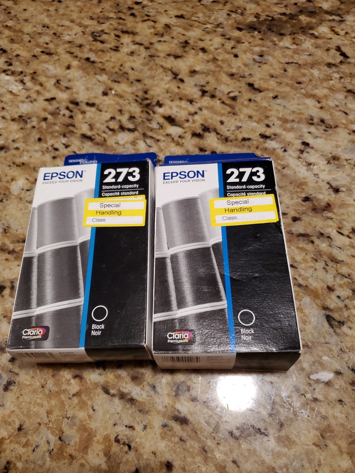 2pc Genuine Epson 273 Black Ink cartridges XP-520 XP-600 XP-620 XP-800 810 820