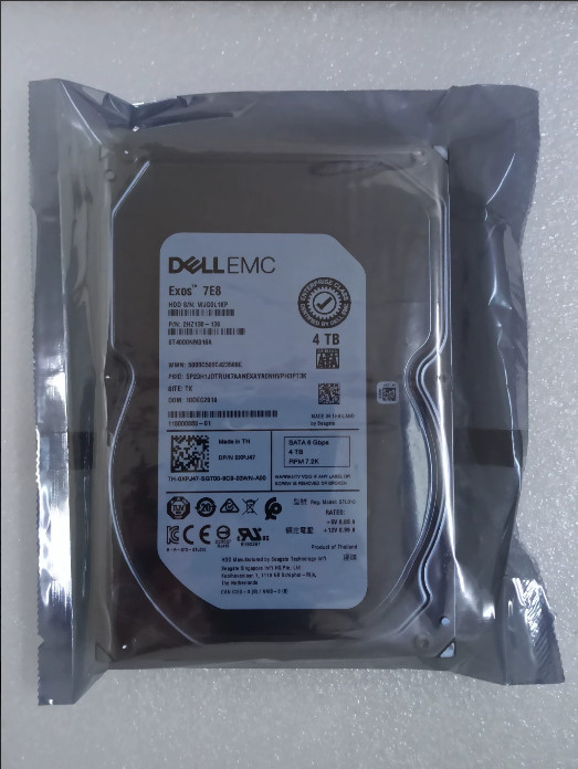 DELL EMC ST4000NM016A 4TB 3.5" 7.2K RPM SATA 6Gbps 256MB HDD 0XPJ47