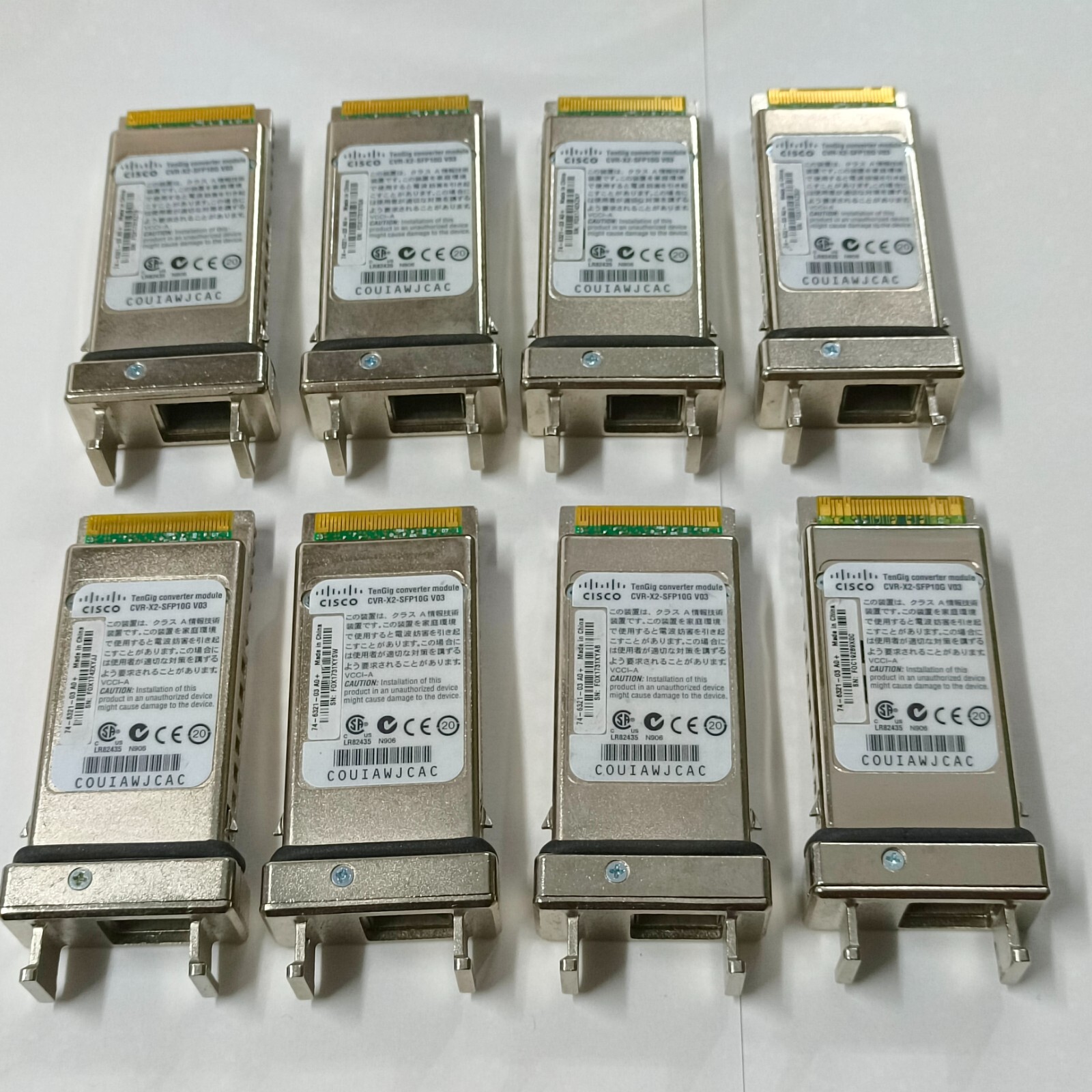 cisco CVR-X2-SFP10G V03 serial number can be authentic, non-China fake.