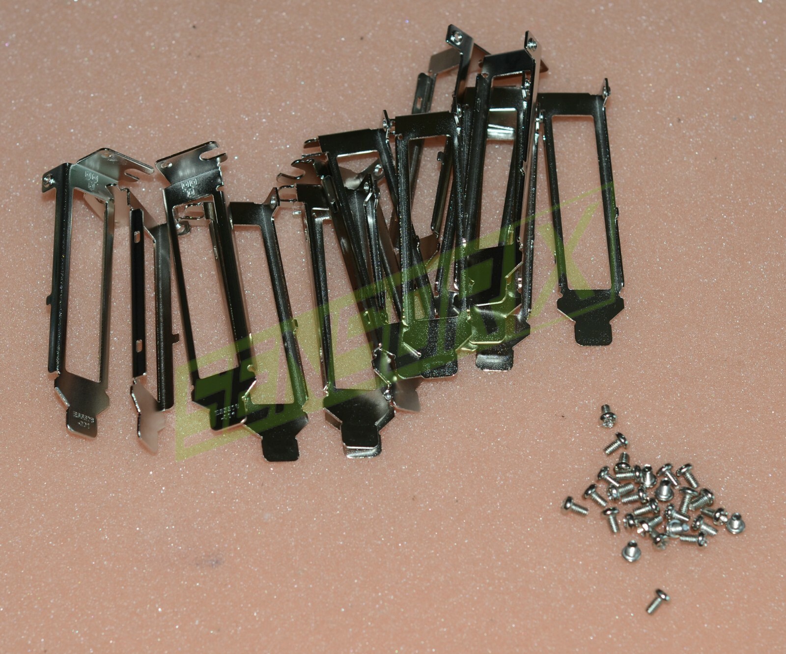 Lot of 100 New Low-Profile Bracket for E1G44ET, E1G44ET2, I340-T4, I350-T4 Quad~