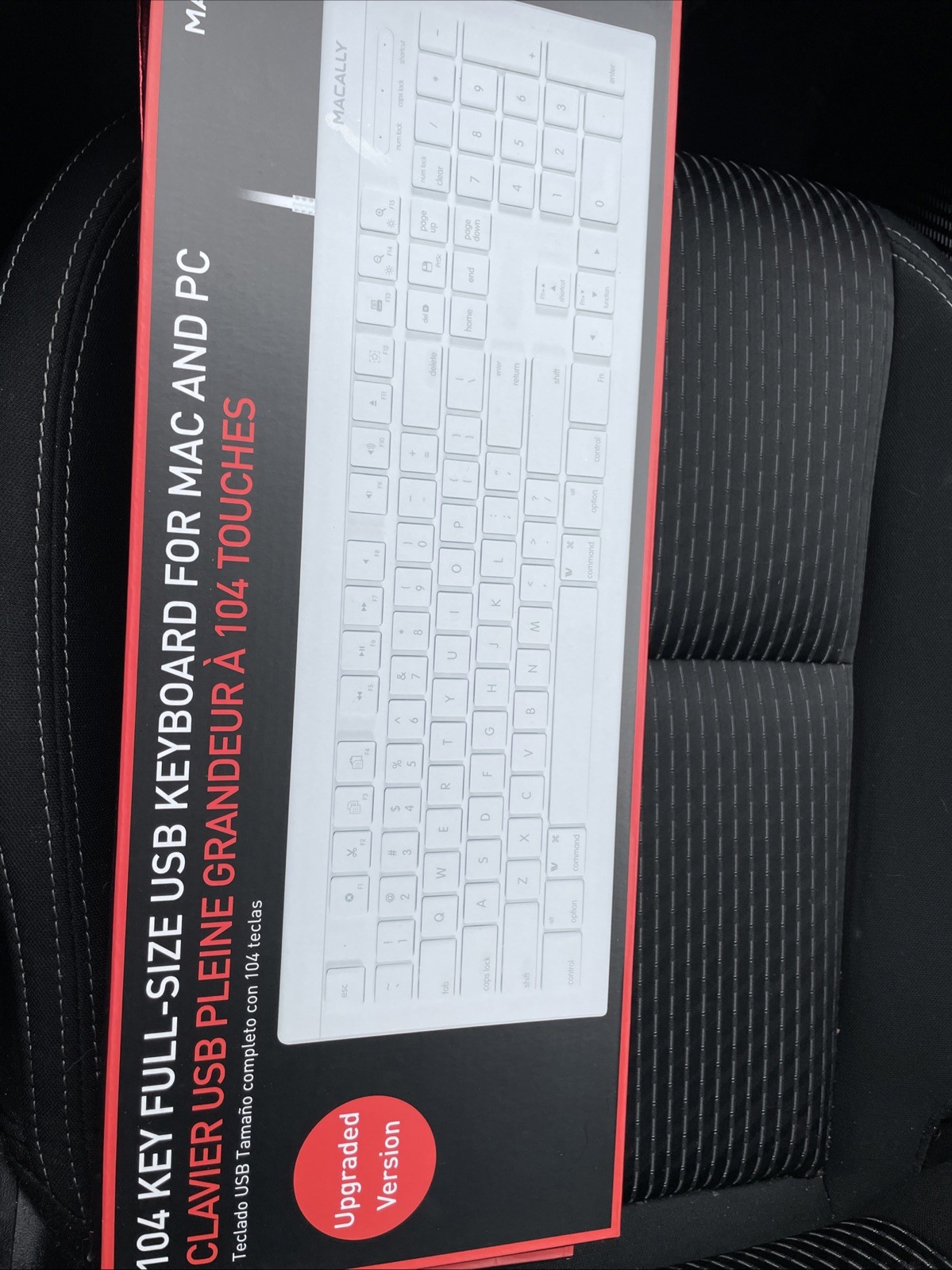 Macally 104-key Full-Size USB Wired Keyboard -Unused In Original Box