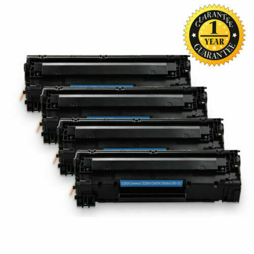 4PK CE285A 85A Toner Cartridge for HP LaserJet M1130 M1212nf M1217 P1102 P1102W