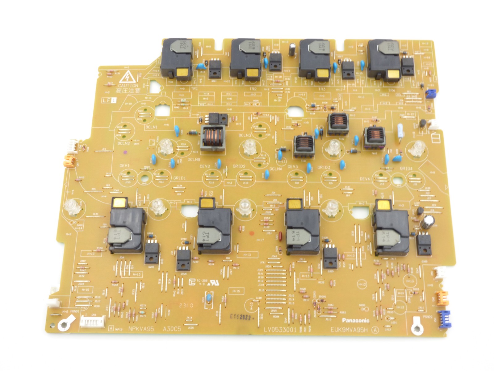 Brother OEM High Voltage Power Supply Board LV0533001 From HL-4570CDW Used