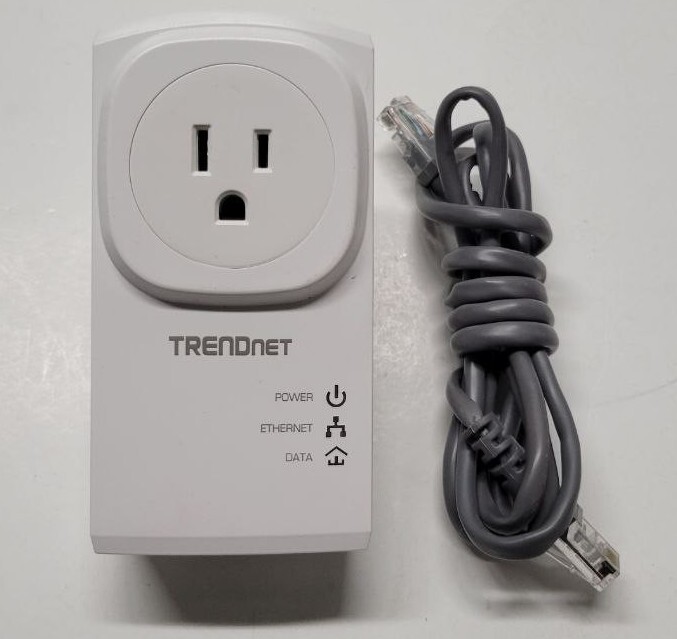TRENDnet TPL-407E2K 500 AV Compact Powerline Adapter Kit /w Pass Through