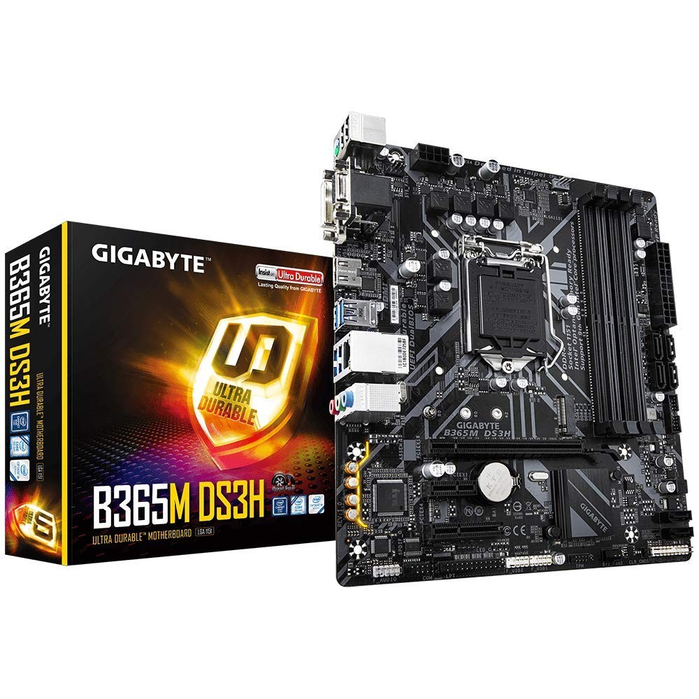 GIGABYTE B365M DS3H (LGA1151/Intel/Micro ATX/USB 3.1 Gen 1
