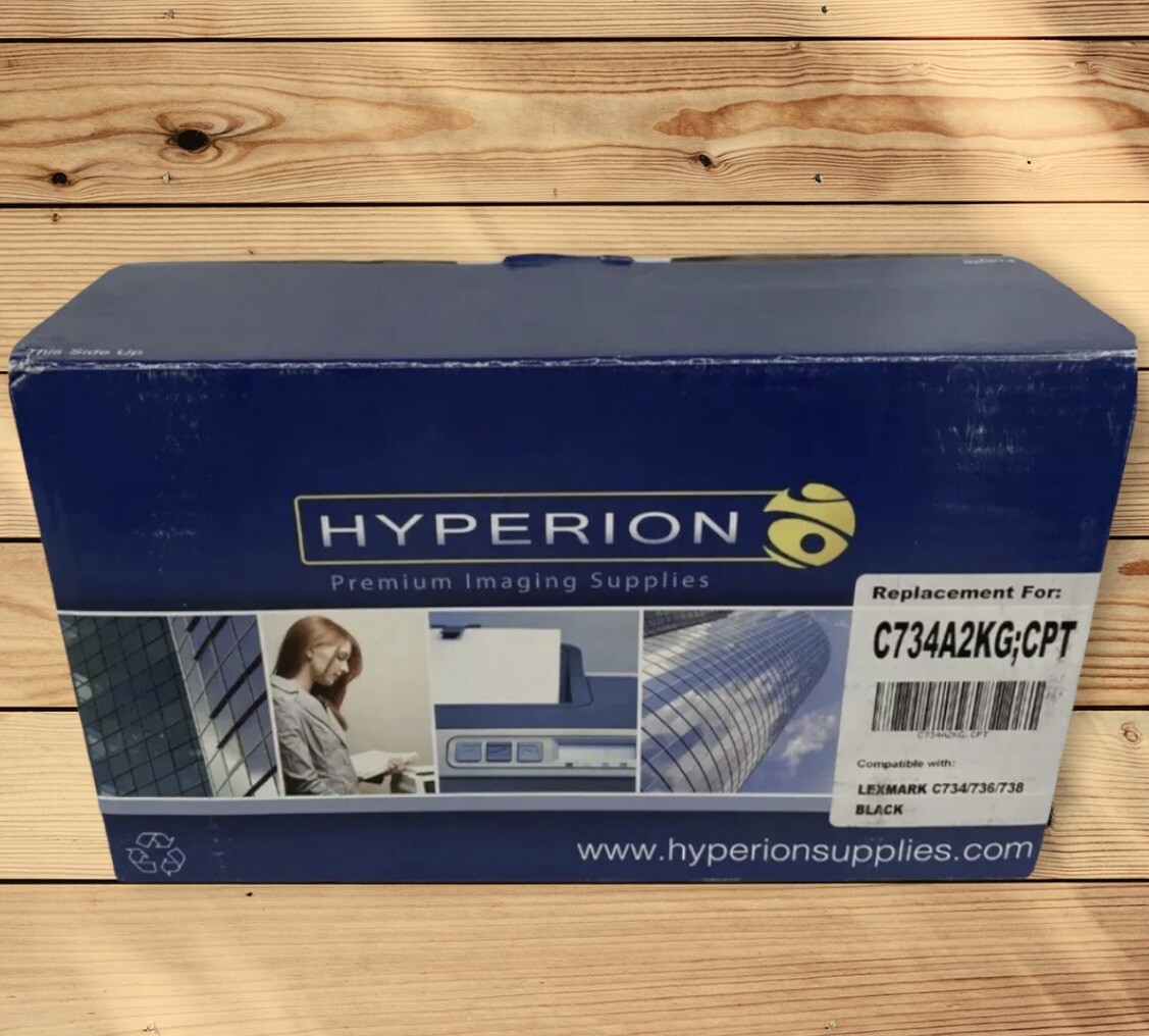 Hyperion Premium Lexmark Compatible Replacement Toner C734|C736|C738 | Black
