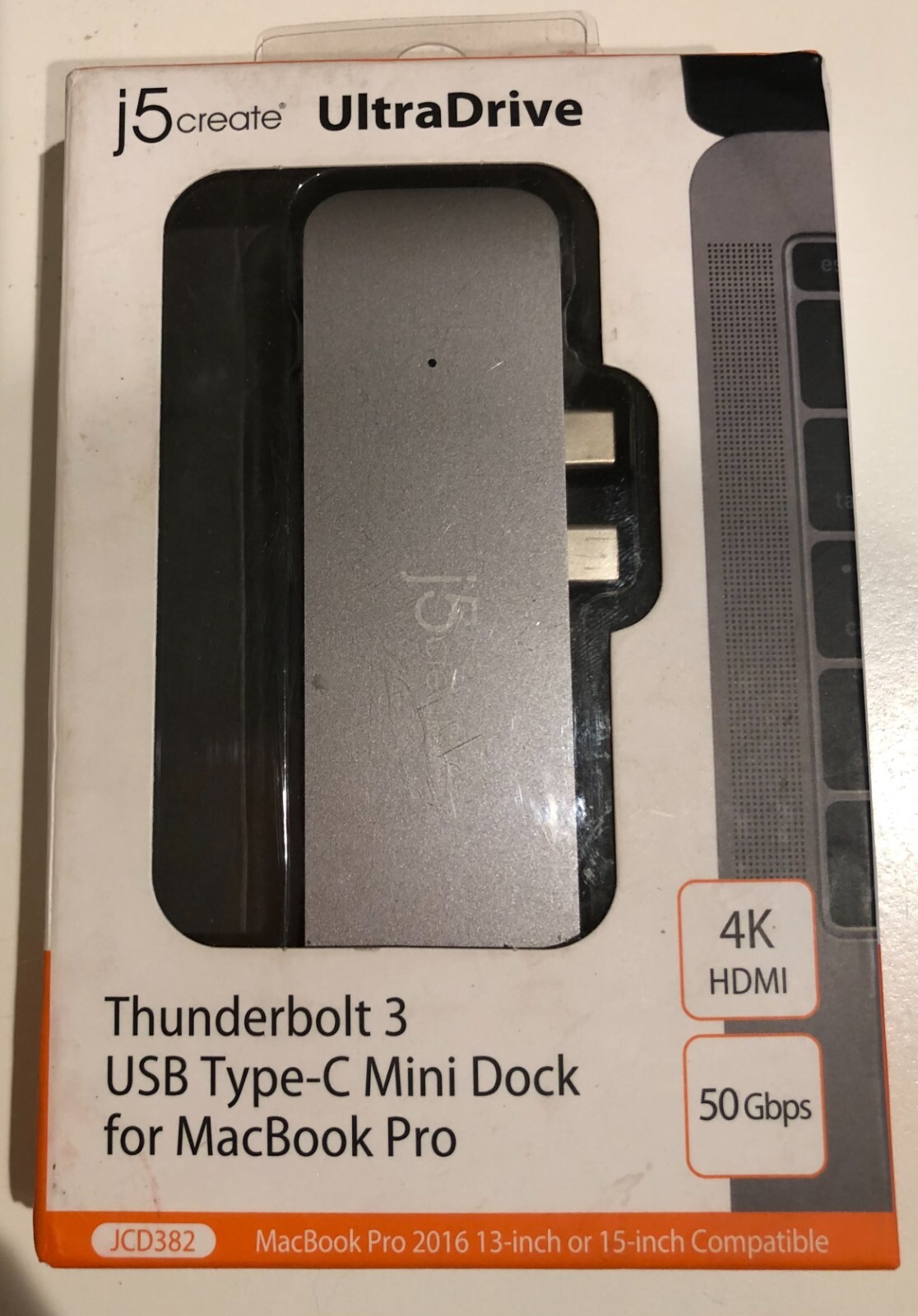 MacBook Pro Mini Dock Thunderbolt 3 USB Type-C  j5 create UltraDrive JCD382