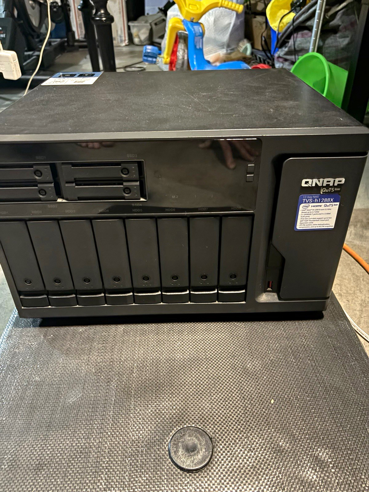 QNAP TVS-h1288X 12-Bay Enterprise NAS (Intel Xeon W-1250) - Rare / Discontinued