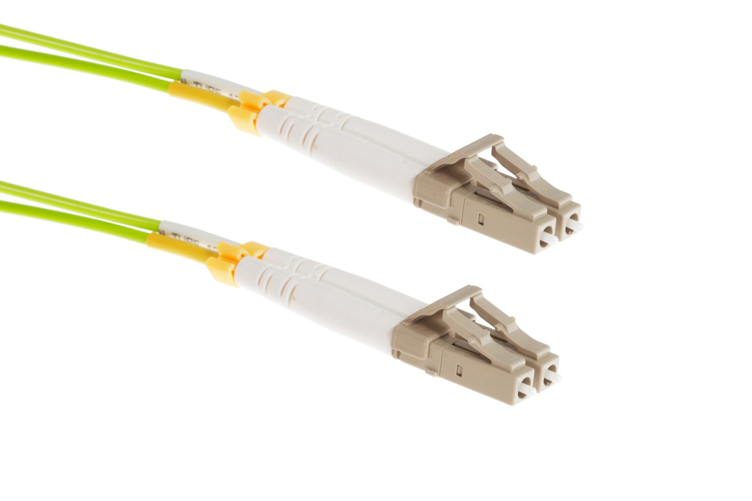 LC-LC Multimode Duplex 50/125 Fiber Patch Cable, OM5, 2M - Lifetime Warranty