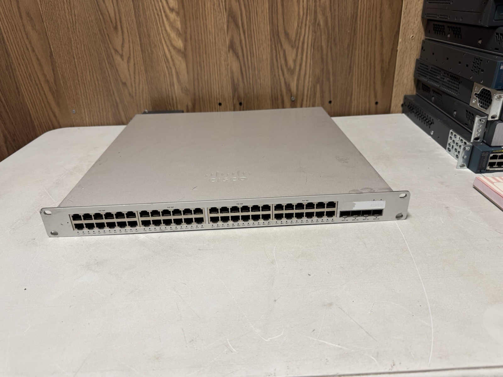 Cisco Meraki MS350-48FP 48-Port Gigabit PoE+ Switch Dual PSU – Untested ⚙️
