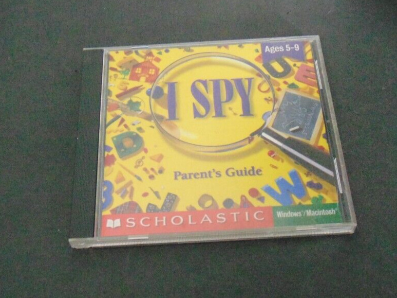 I SPY-Scholastic-CD-ROM Software-Ages 5-9-Windows / Mac